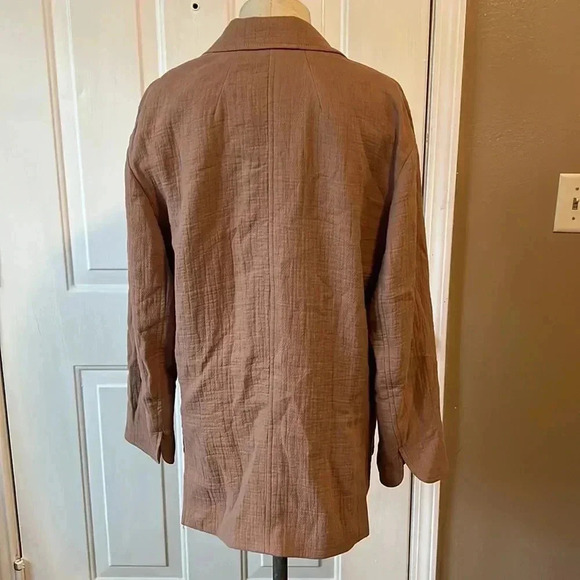 Madewell Cotton Linen Relaxed Larsen Blazer in
Faded Earth size S - Picture 3 of 10